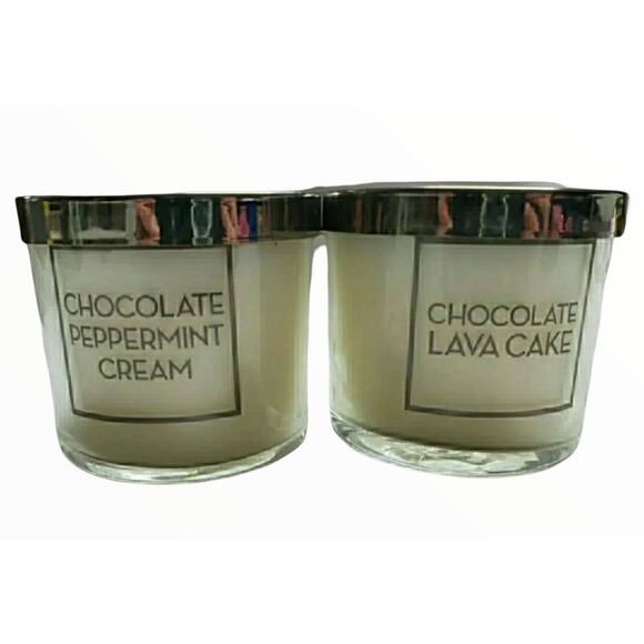 BBW Chocolate & Peppermint Lovers Single Wick Candle Home Fragrance Decor - Picture 1 of 4